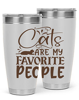 Cats Are My Favorite People Style 7#- cat- Tumbler