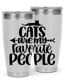 Cats Are My Favorite People Style 90#- cat- Tumbler