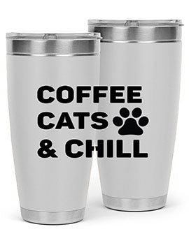 Coffee Cat Style 41#- cat- Tumbler
