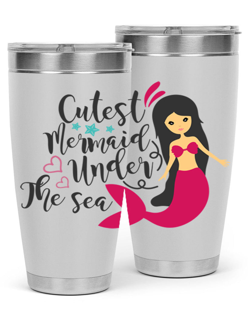 Cutest Mermaid under the sea 95#- mermaid- Tumbler