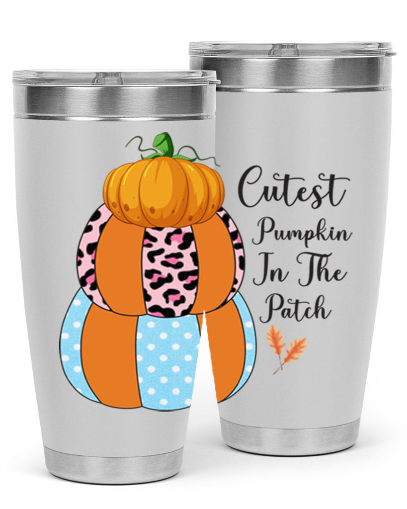 Cutest Pumpkin in the Patch 64#- fall- Tumbler