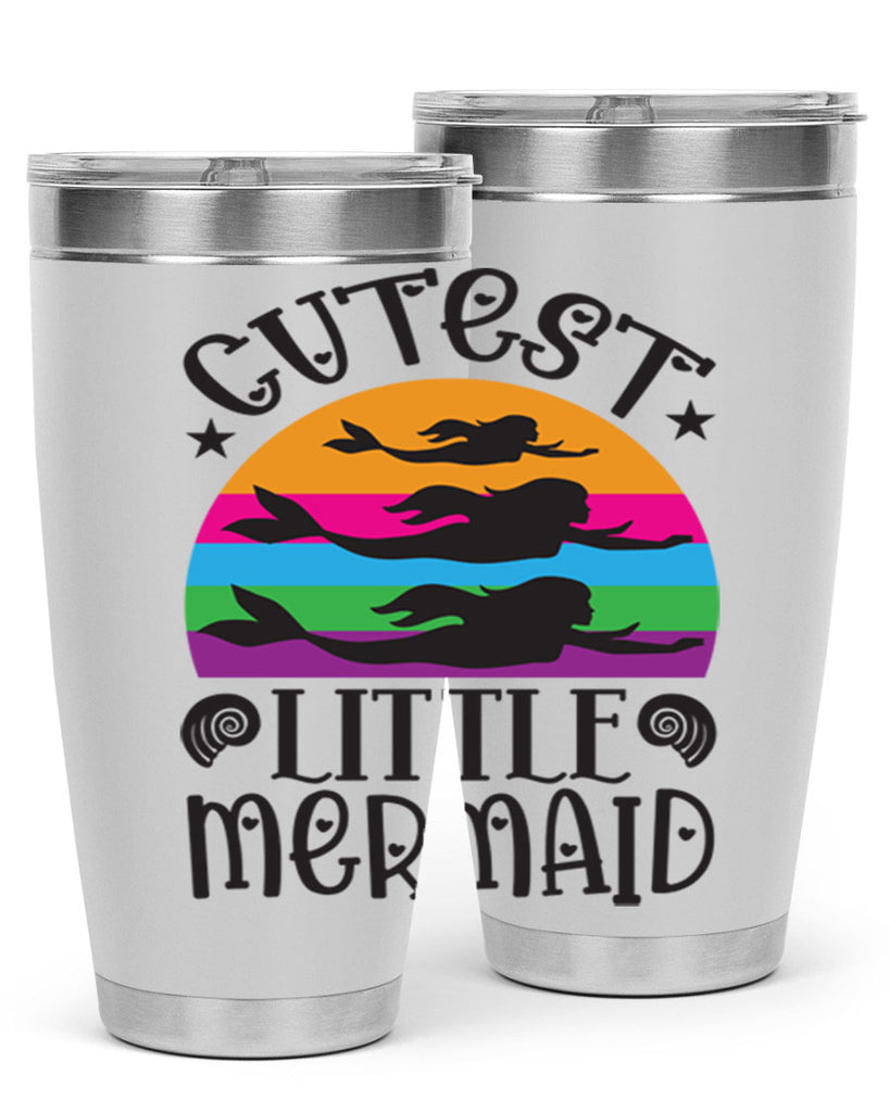 Cutest little mermaid 96#- mermaid- Tumbler