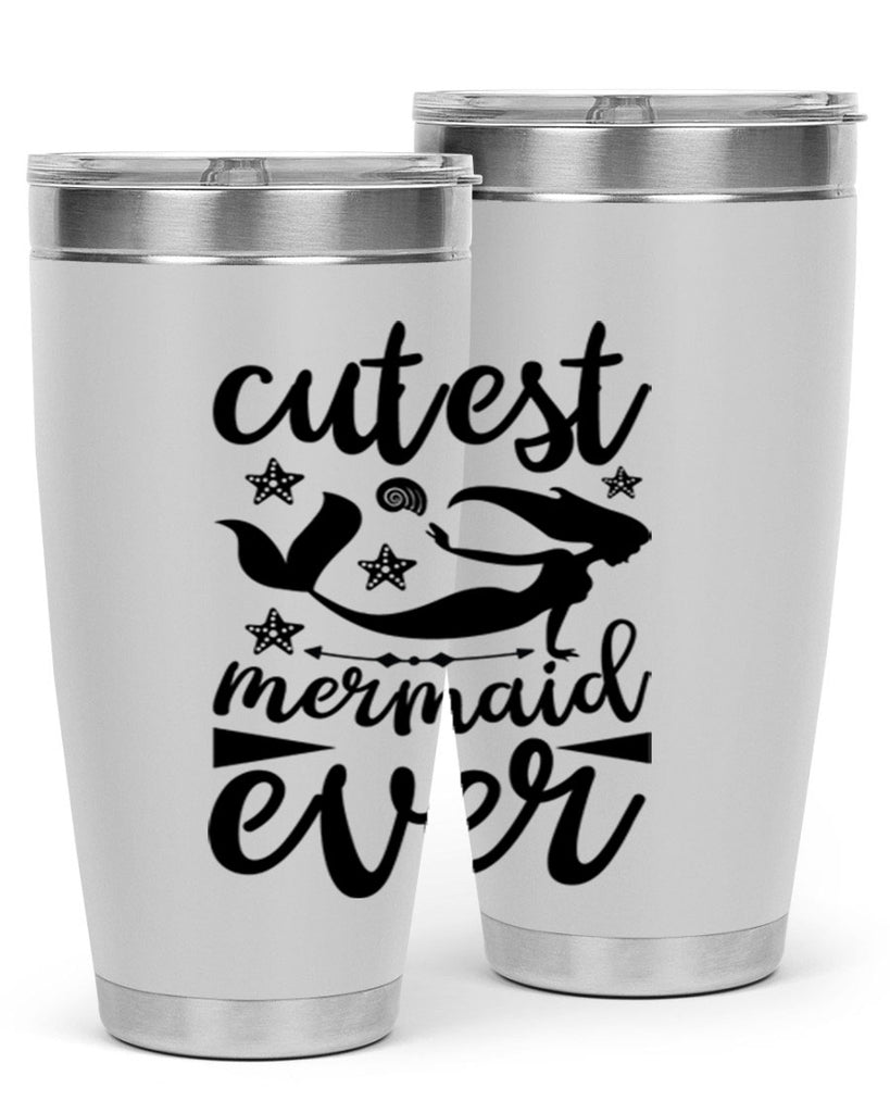 Cutest mermaid ever design 103#- mermaid- Tumbler