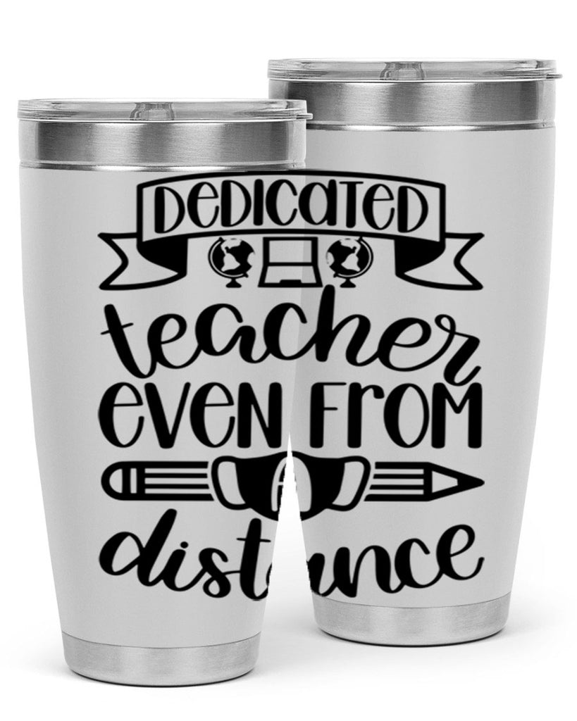 Dedicated Teacher Even Style 80#- teacher- tumbler