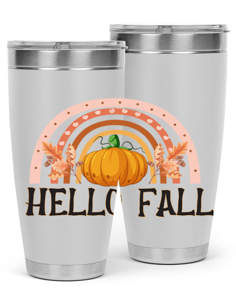 Fall Boho Rainbow 91#- fall- Tumbler