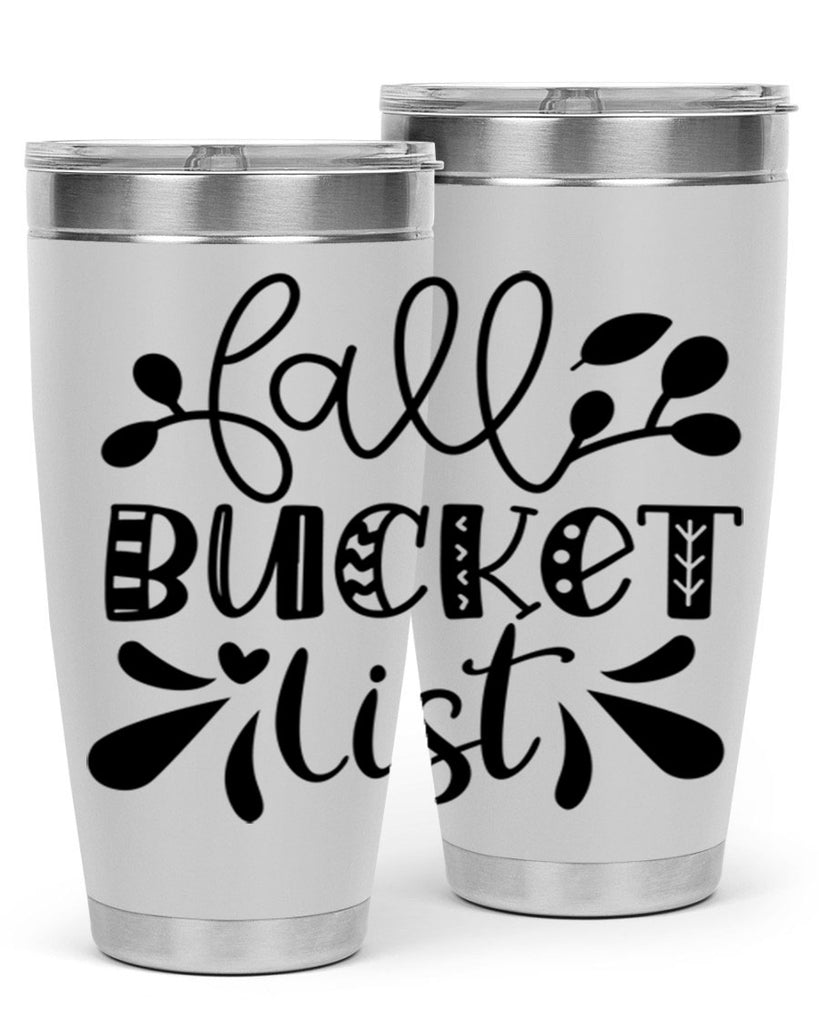 Fall Bucket List 94#- fall- Tumbler