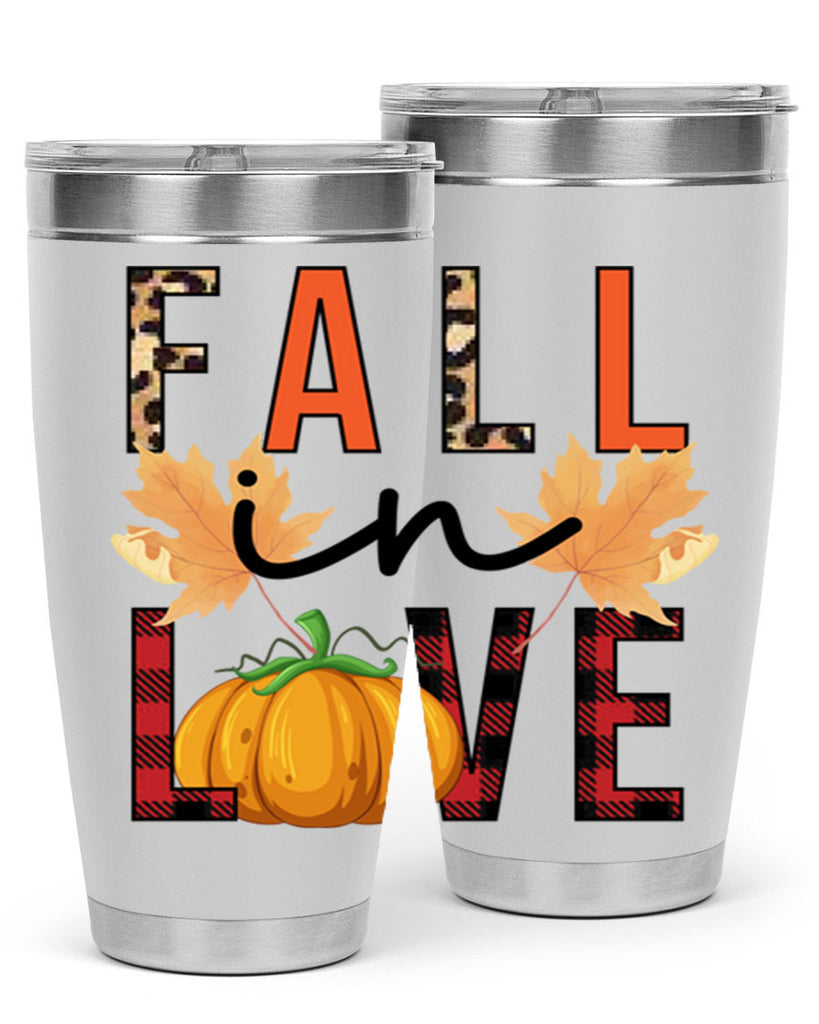 Fall in Love 104#- fall- Tumbler