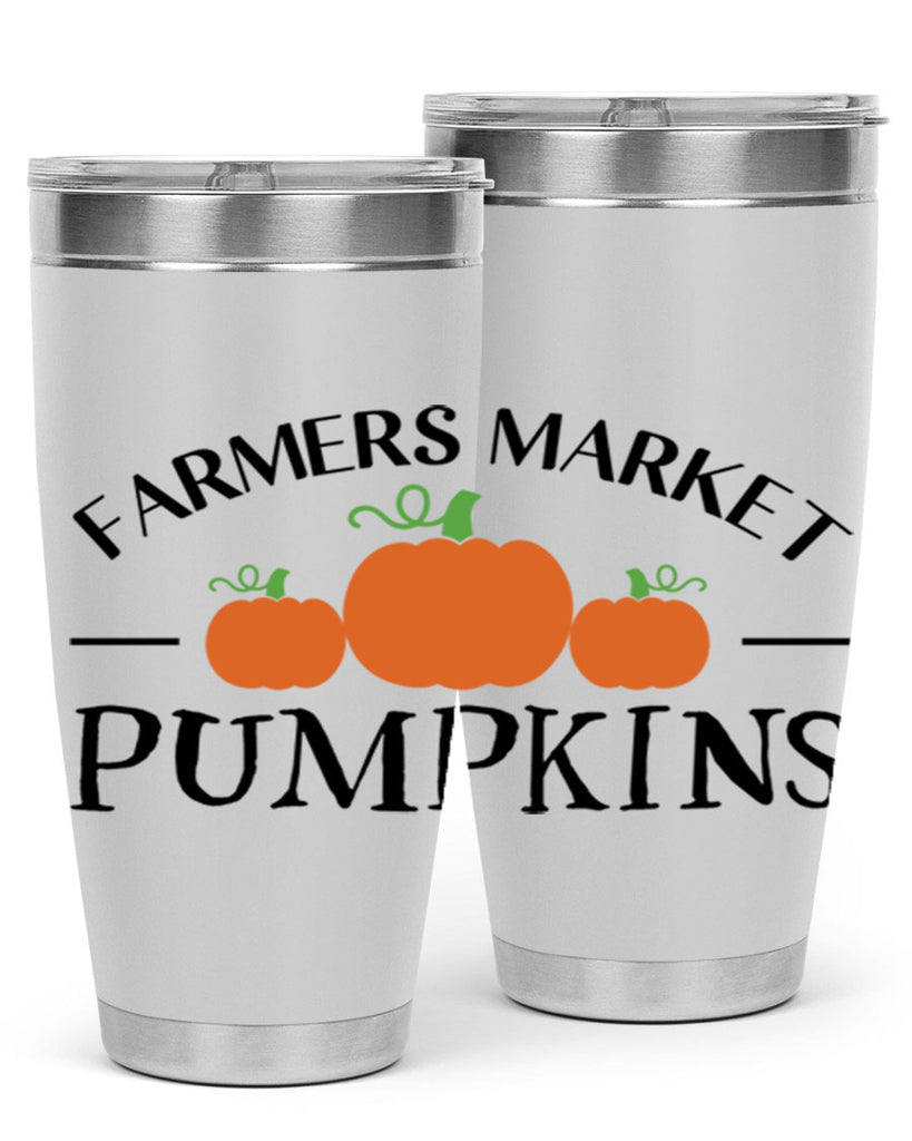 Farmers Market Pumpkins 178#- fall- Tumbler