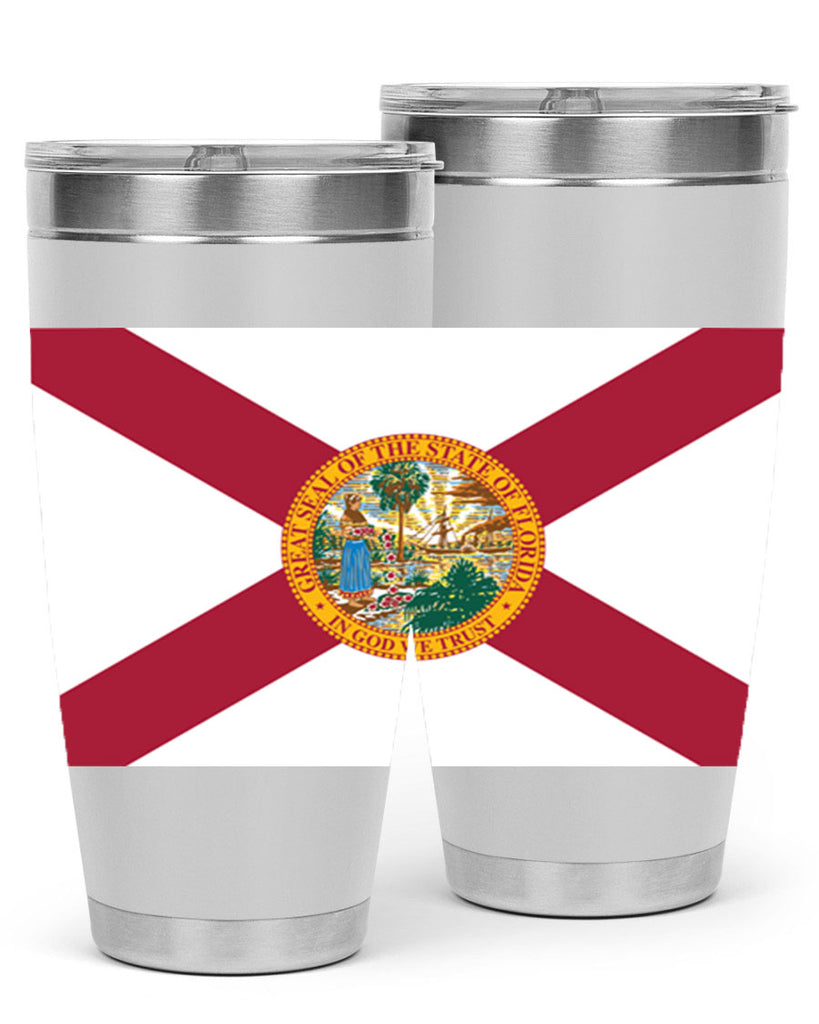 Florida 43#- Us Flags- Tumbler