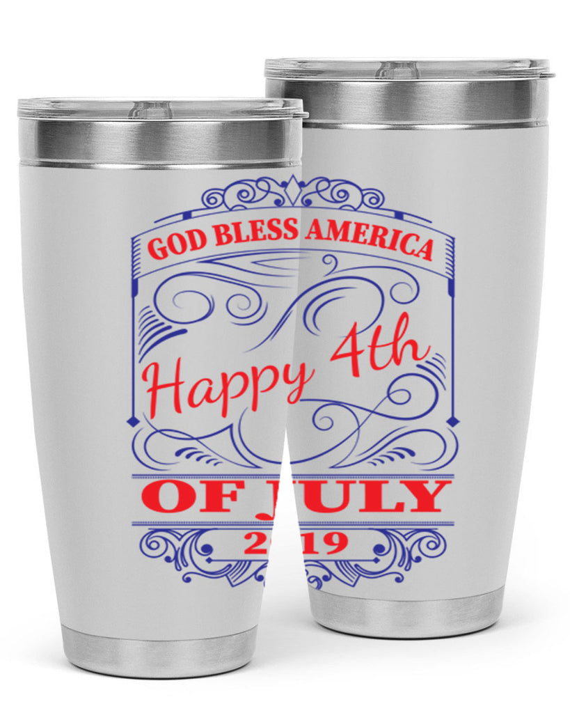 GOD BLESS AMERICA Happy thOF JULY Style 94#- Fourt Of July- Tumbler