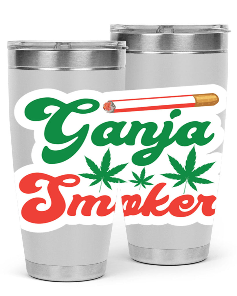 Ganja Smoker 90#- marijuana- Tumbler