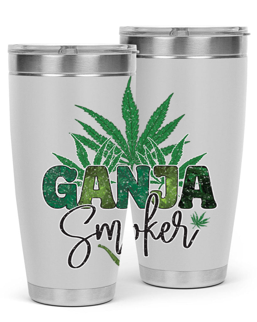 Ganja Smoker Sublimation 89#- marijuana- Tumbler