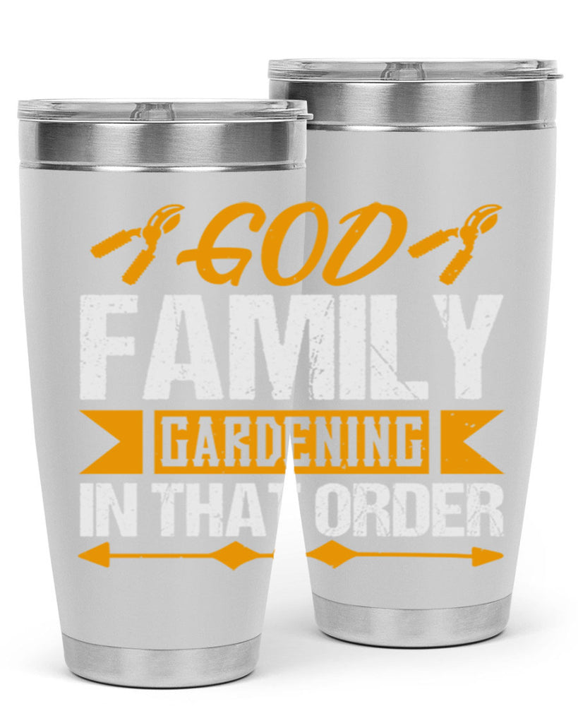 God Family Gardending in that order 60#- farming and gardening- Tumbler