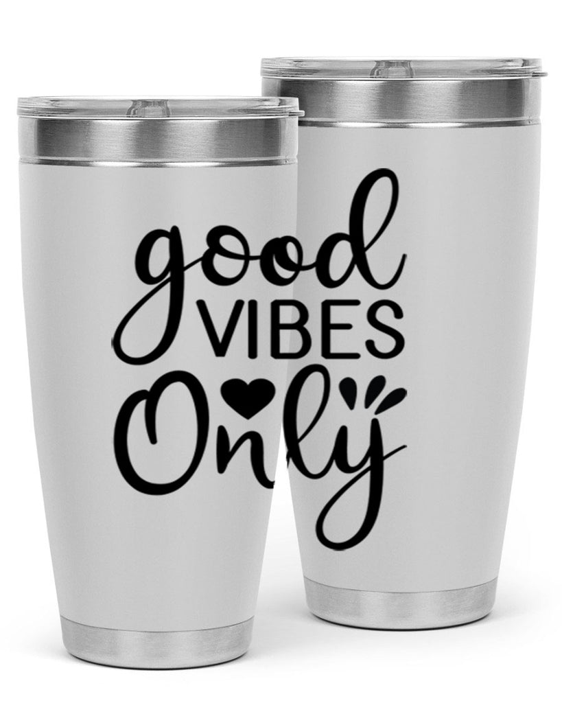 Good vibes only design 202#- mermaid- Tumbler