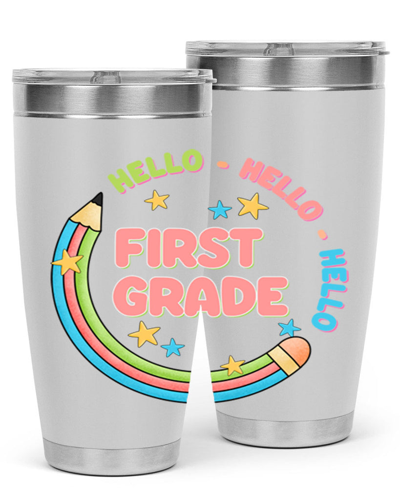 Hello 1st Grade Pencil 15#- 1st grade- Tumbler