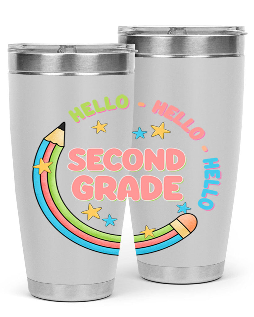 Hello 2nd Grade Pencil 10#- second grade- Tumbler