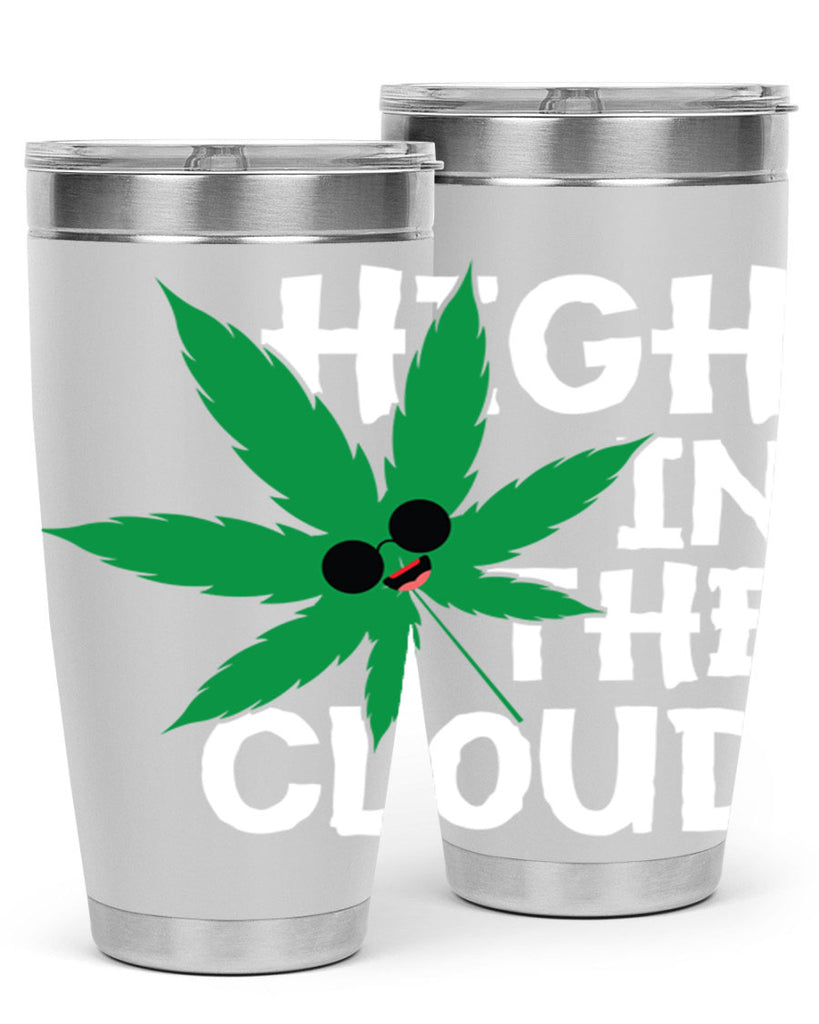 High in the cloud 114#- marijuana- Tumbler