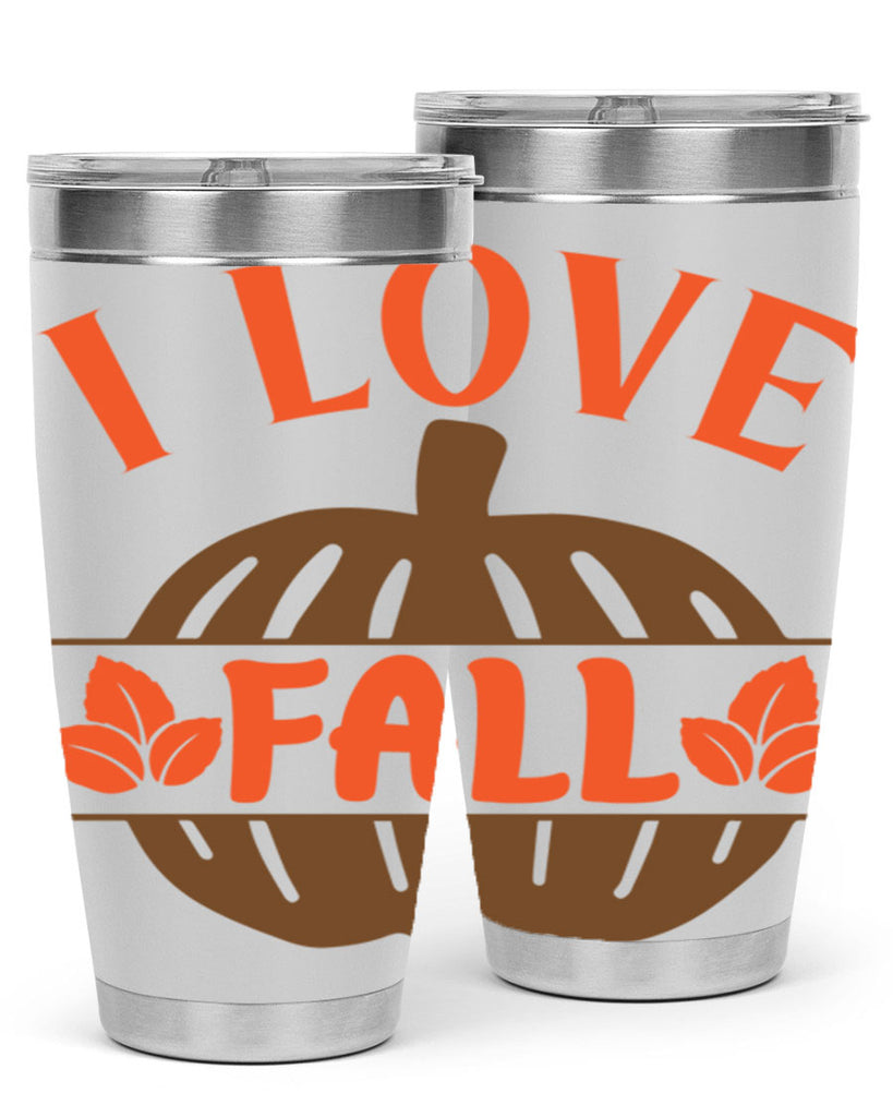 I Love Fall 337#- fall- Tumbler