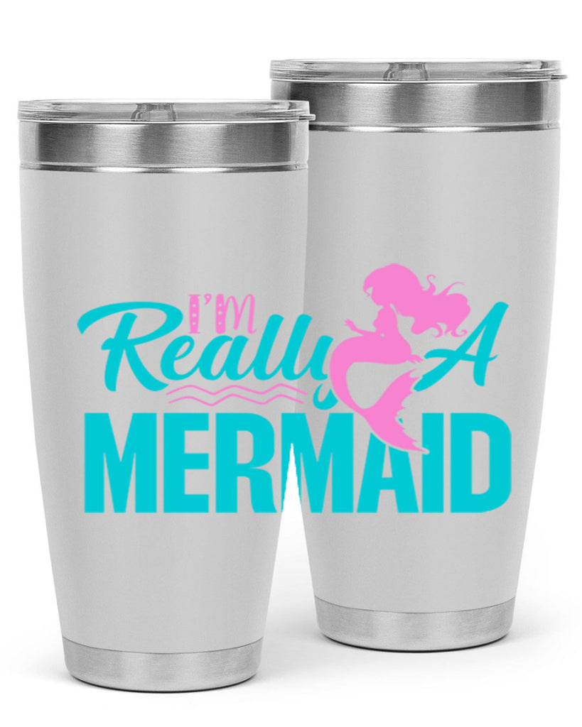 I m Really A Mermaid 212#- mermaid- Tumbler