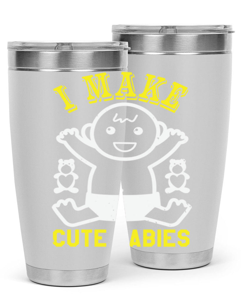 I make cute babies Style 36#- baby shower- tumbler