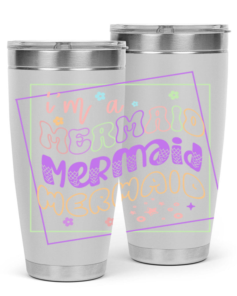 Im A Mermaid 256#- mermaid- Tumbler