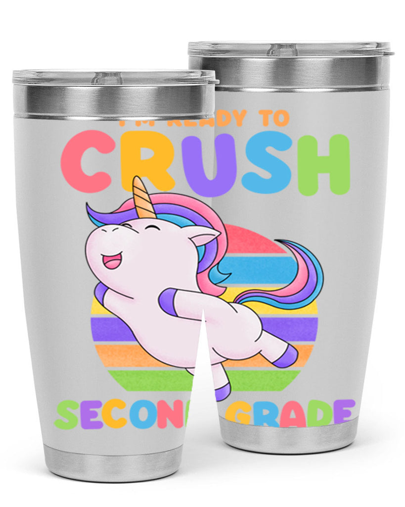 Im Ready to Crush 2nd 14#- second grade- Tumbler