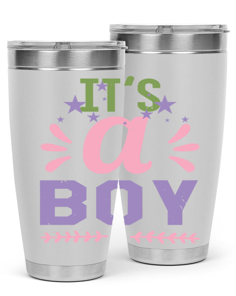 Its a boy Style 33#- baby shower- tumbler