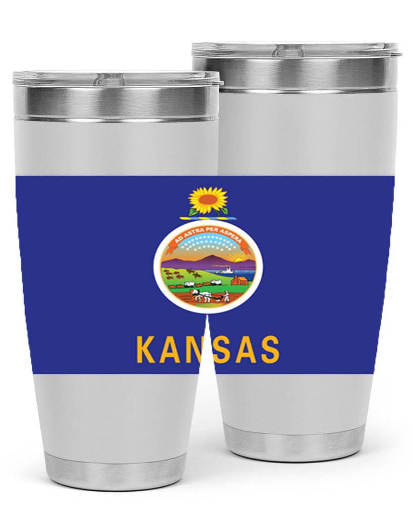 Kansas 36#- Us Flags- Tumbler