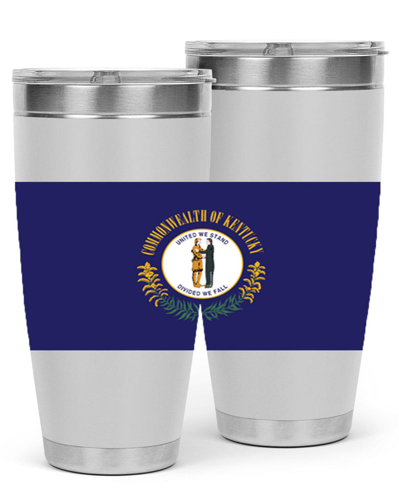 Kentucky 35#- Us Flags- Tumbler