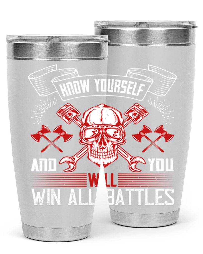 Know yourself and you will win all battles Style 25#- coaching- tumbler