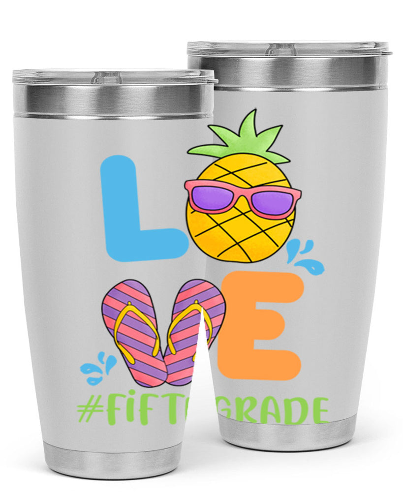 LOVE 5th Grade Summer Pineapple 19#- 5th grade- Tumbler