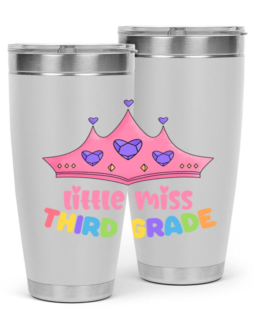 Little Miss 3rd Grade 16#- 3rd grade- Tumbler