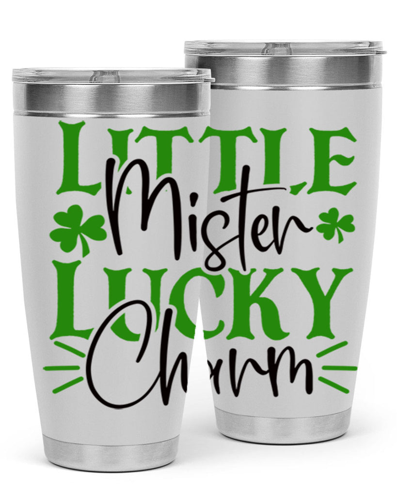 Little Mister Lucky Charm Style 153#- St Patricks Day- Tumbler
