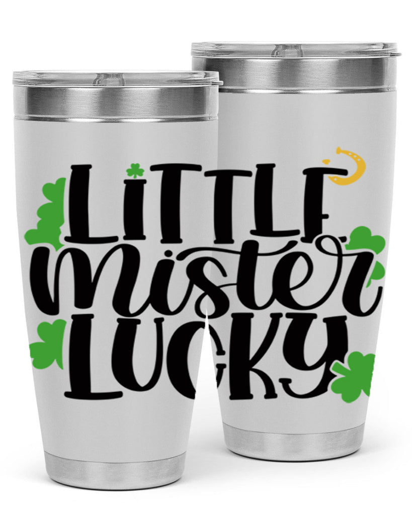 Little Mister Lucky Style 67#- St Patricks Day- Tumbler