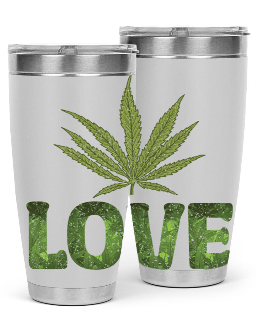 Love Sublimation 192#- marijuana- Tumbler