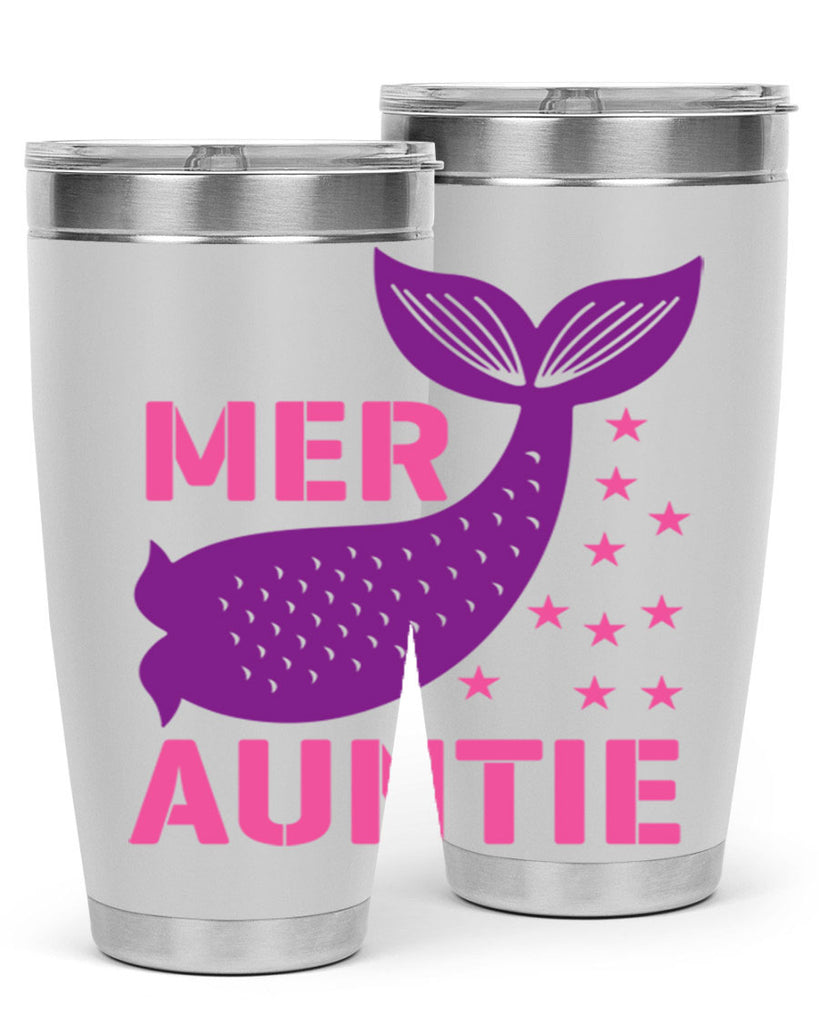 Mer Auntie 320#- mermaid- Tumbler