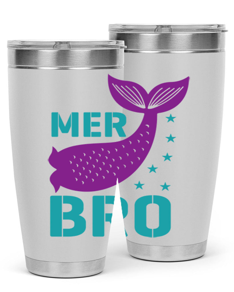 Mer Bro 322#- mermaid- Tumbler