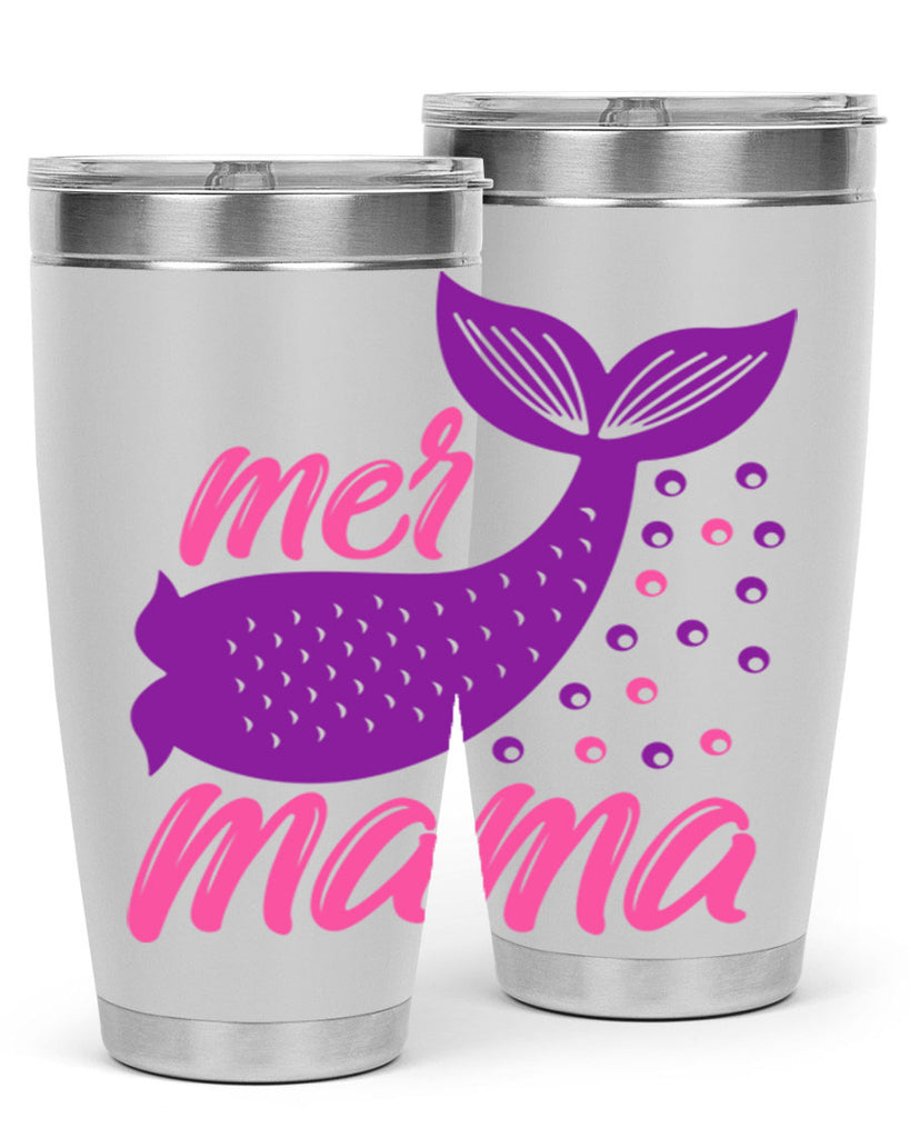 Mer Mama 335#- mermaid- Tumbler