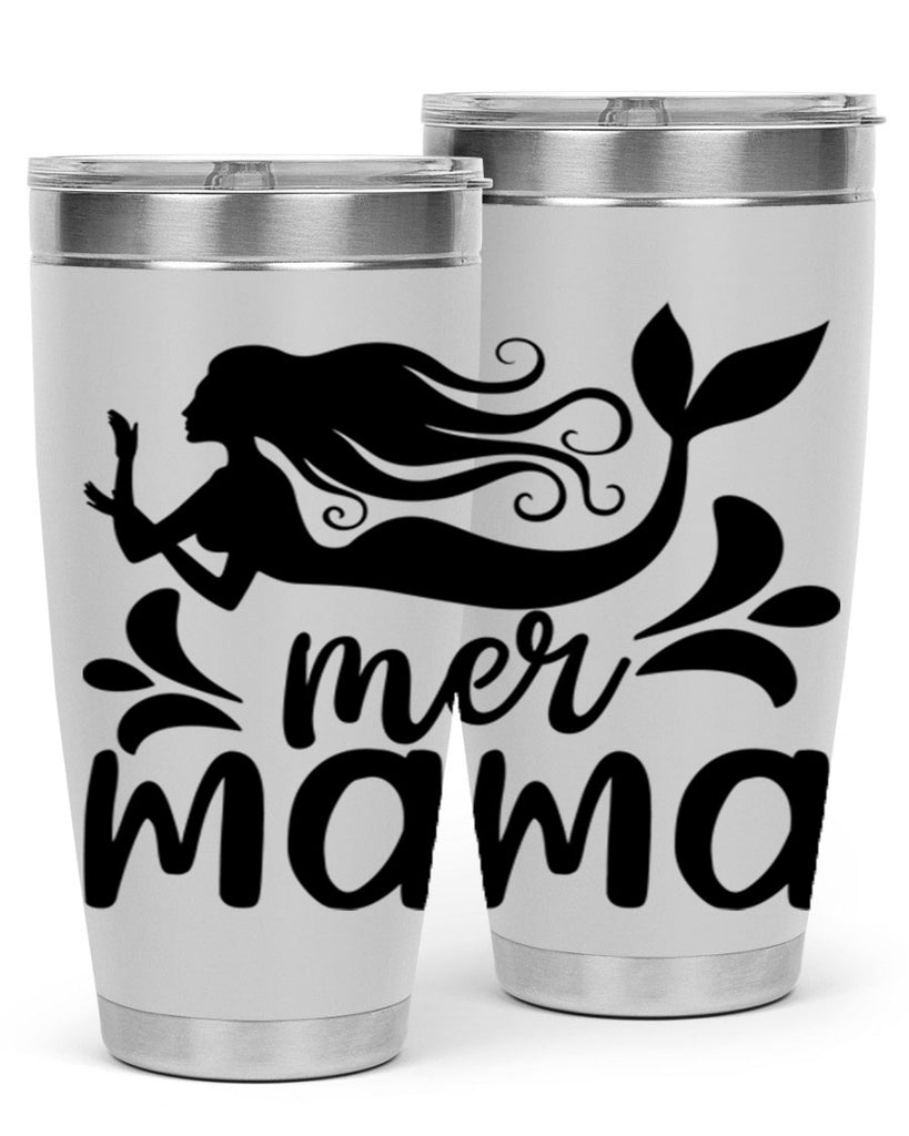 Mer mama 349#- mermaid- Tumbler