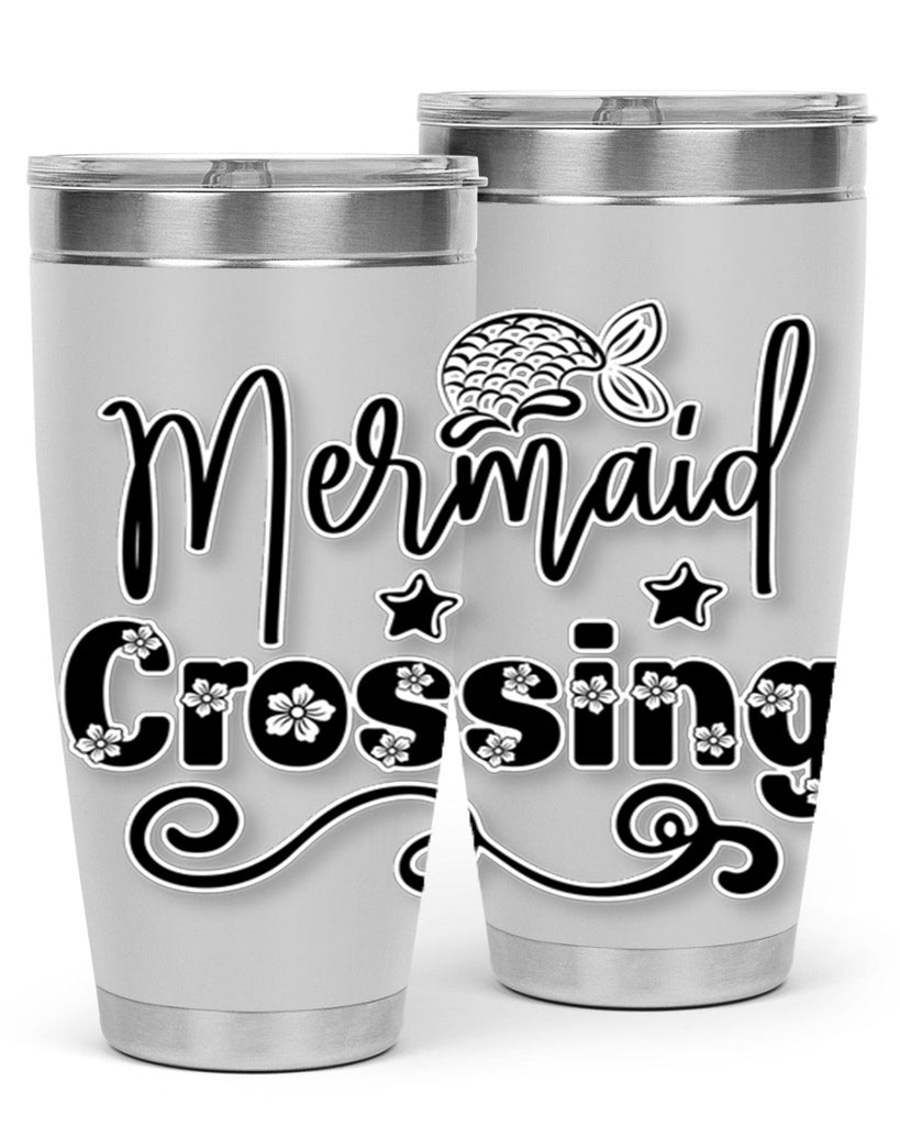 Mermaid Crossing 400#- mermaid- Tumbler