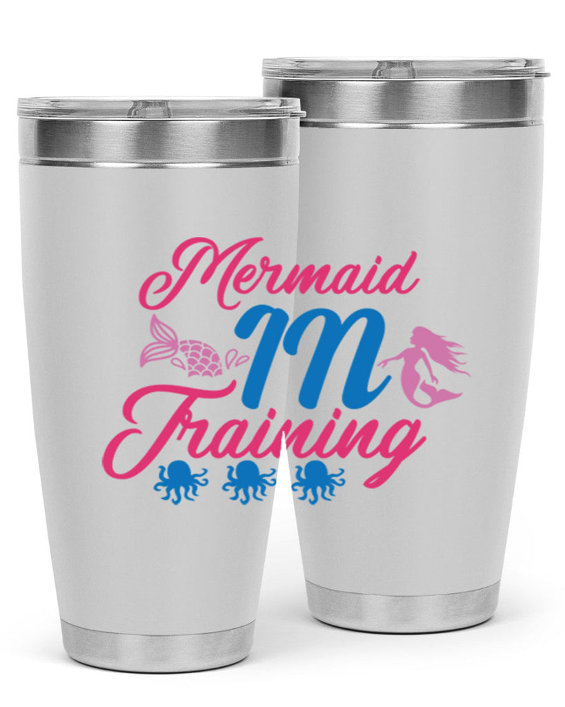 Mermaid In Training 363#- mermaid- Tumbler