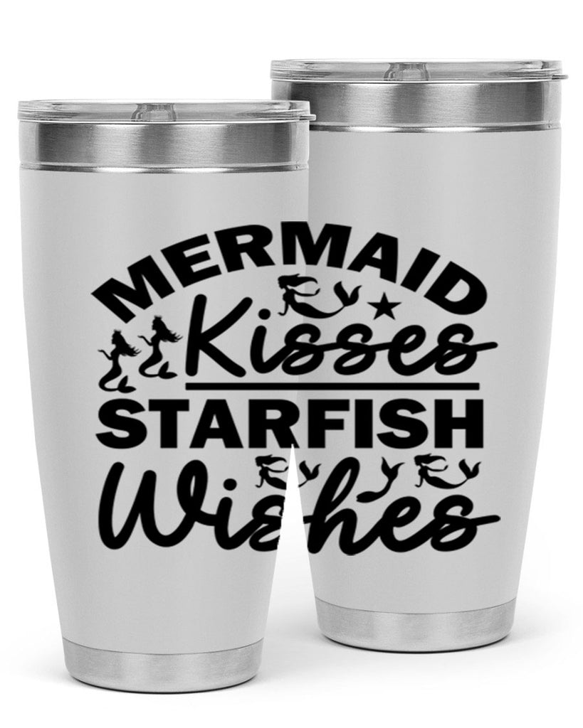 Mermaid Kisses Starfish Wishes 424#- mermaid- Tumbler