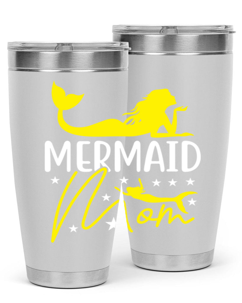 Mermaid Mom 370#- mermaid- Tumbler