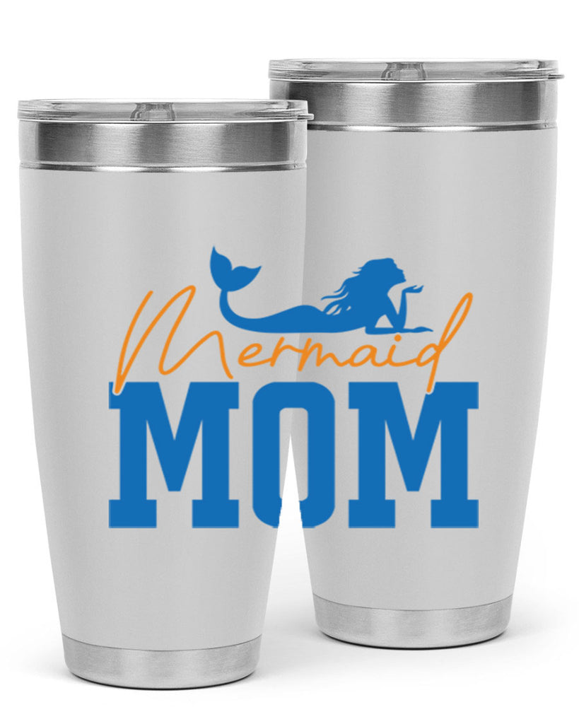 Mermaid Mom 375#- mermaid- Tumbler