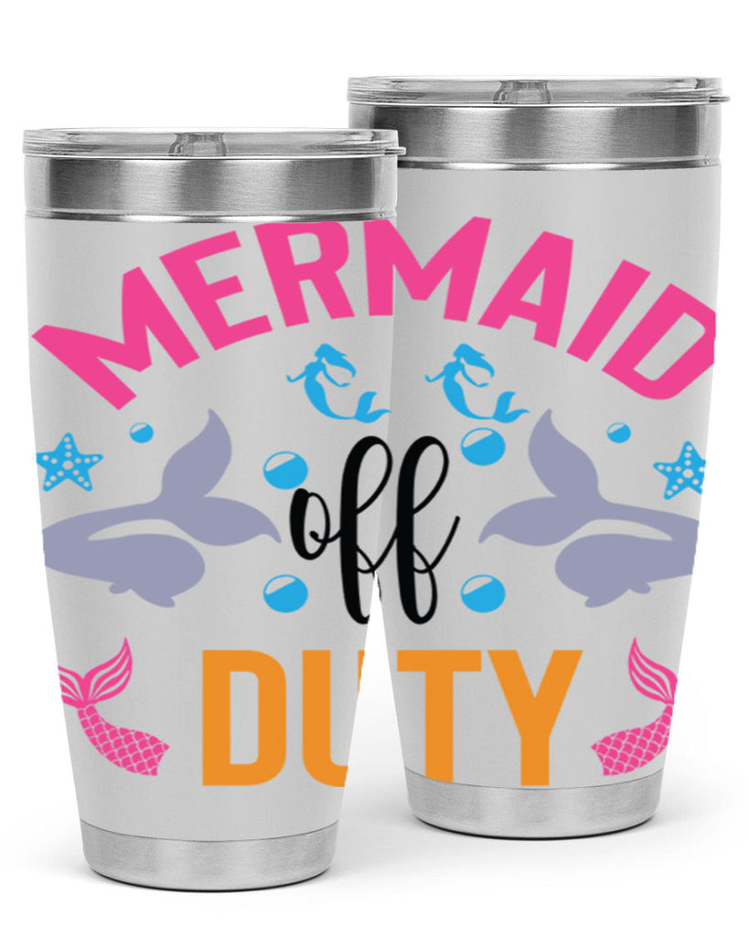 Mermaid Off Duty Design 438#- mermaid- Tumbler