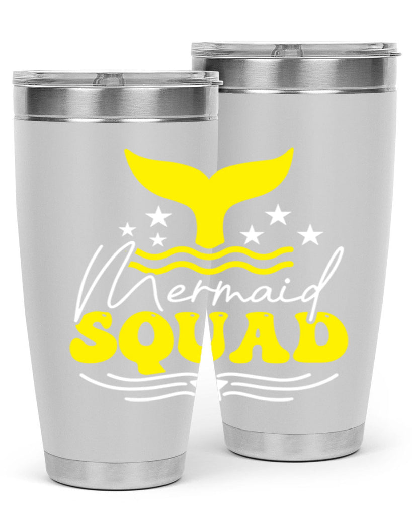 Mermaid Squad 377#- mermaid- Tumbler