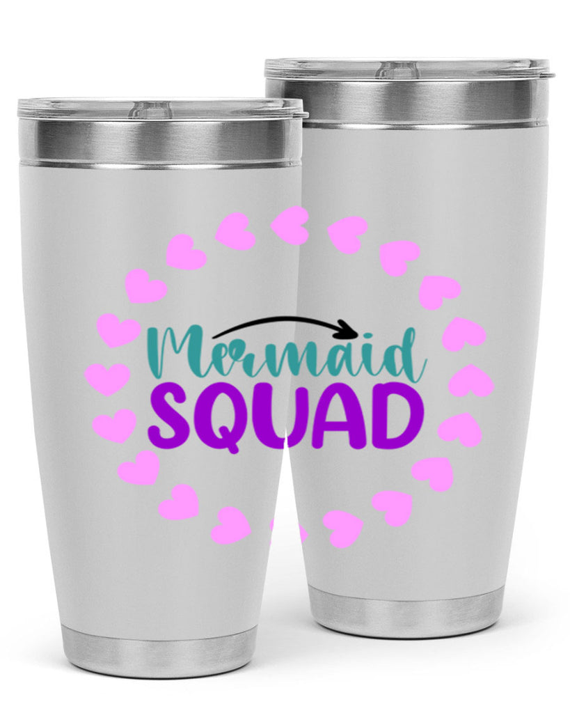 Mermaid Squad 382#- mermaid- Tumbler