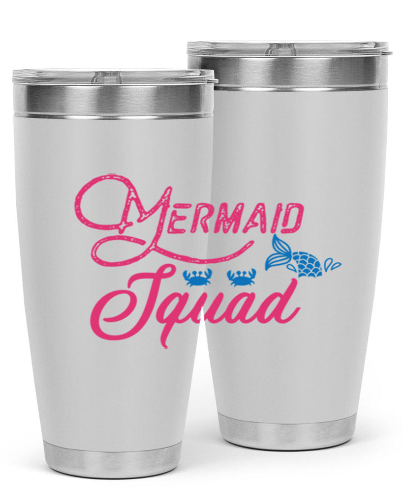 Mermaid Squad 383#- mermaid- Tumbler