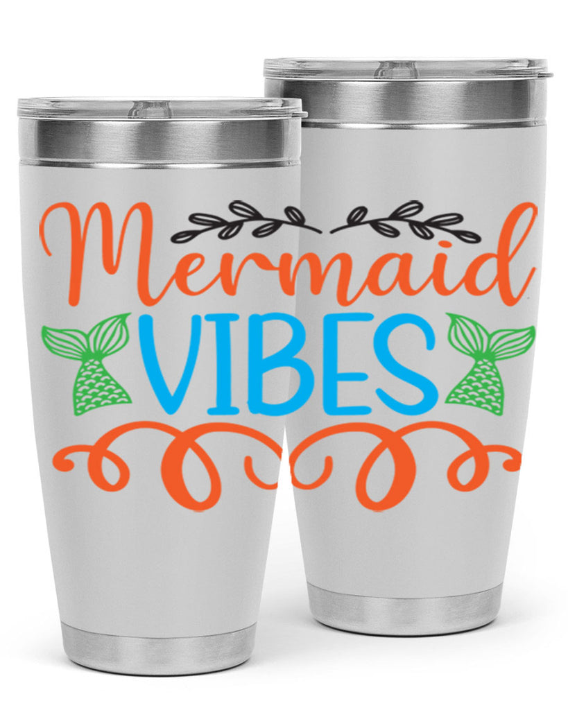 Mermaid Vibes 458#- mermaid- Tumbler