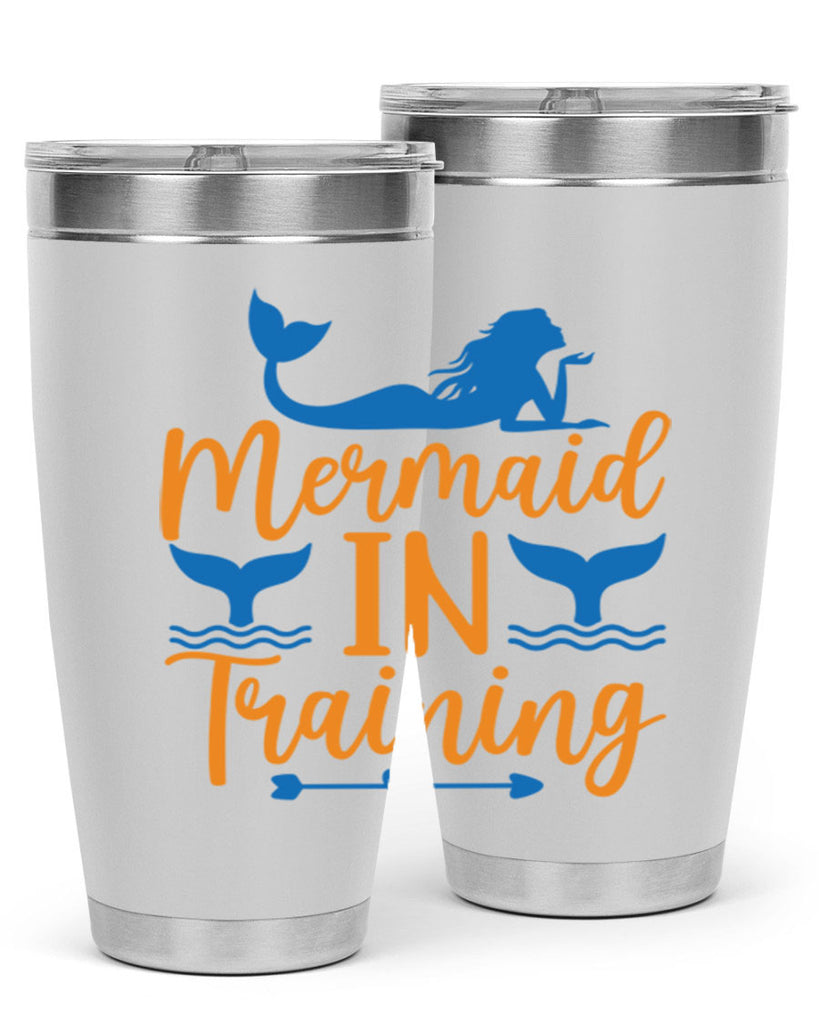 Mermaid in Training 367#- mermaid- Tumbler